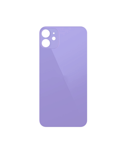 OEM Specs - iPhone 12 Back Glass With Big Camera Hole - PURPLE