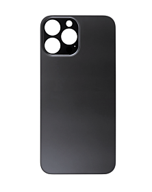 OEM Specs - IPhone 13 Pro Max Back Glass With Big Camera Hole - BLACK / GRAPHITE