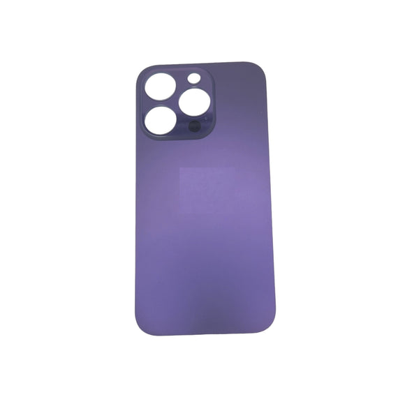 OEM Specs - iPhone 14 Pro Back Glass With Big Camera Hole - Dark Purple