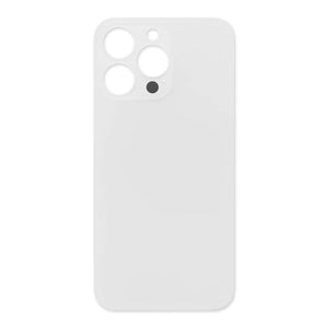 OEM Specs - iPhone 14 Pro Back Glass With Big Camera Hole - WHITE