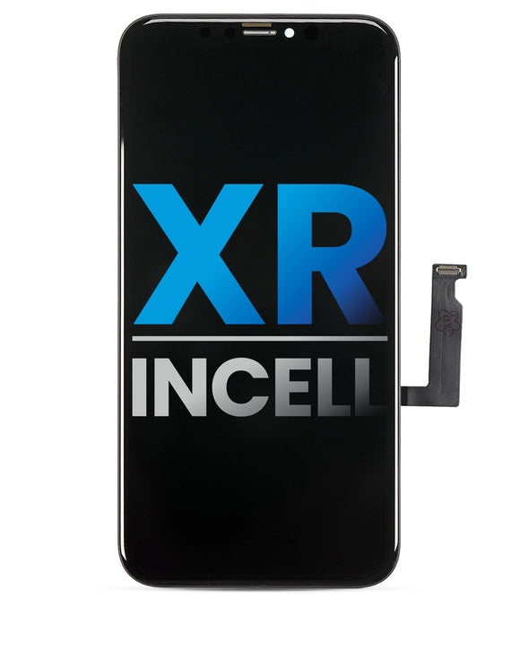 LCD ASSEMBLY WITH STEEL PLATE PRE-INSTALLED COMPATIBLE FOR IPHONE XR (AFTERMARKET: AM8 INCELL)